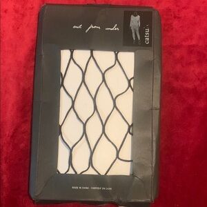 Out From Under from Urban Outfitters Black Wide Hole Fishnet Catsuit NWT